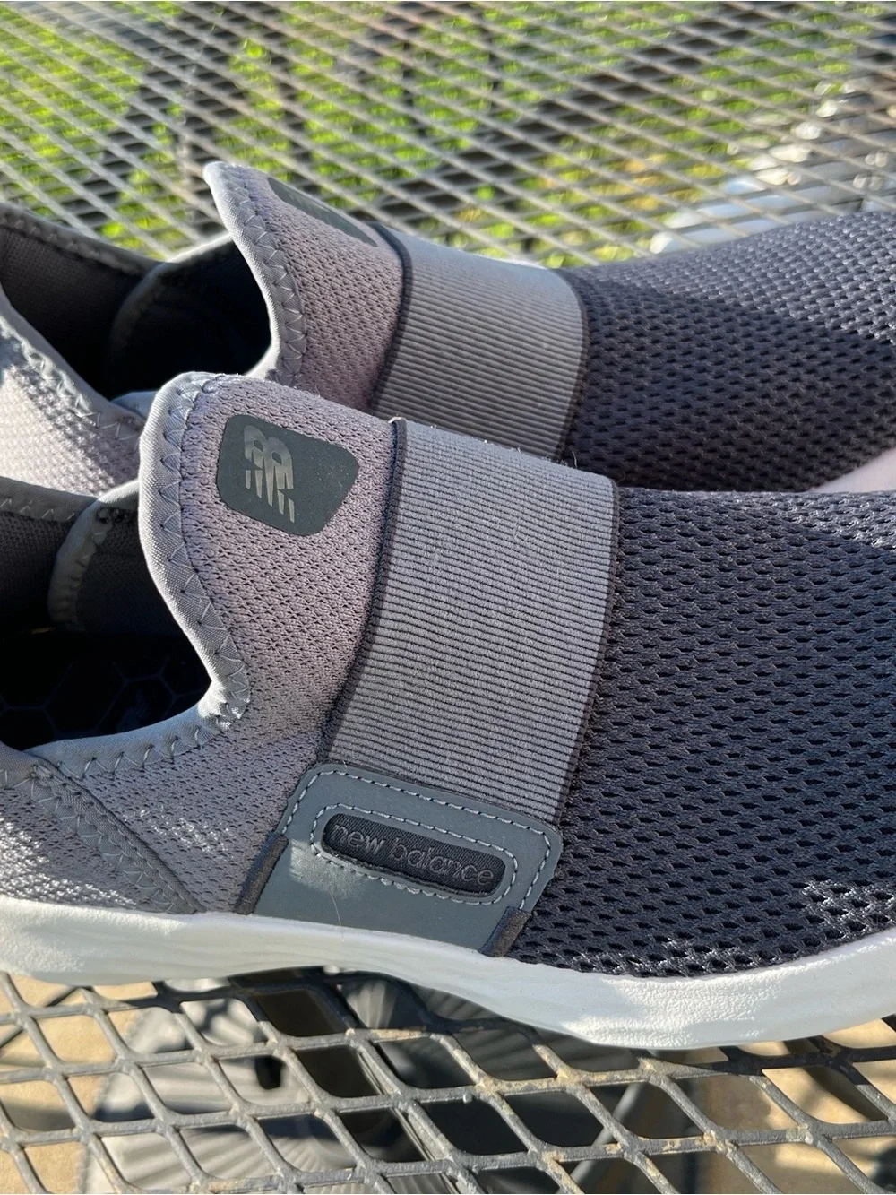 New Balance Men's Slip-On Mesh Sneakers